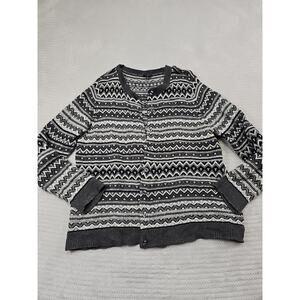 Talbots Sweater Womens 2X Button Front Cardigan Wool Blend